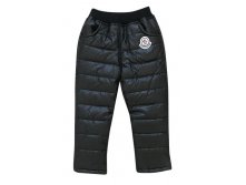 Брюки Moncler черные полоска (подростковые).jpg