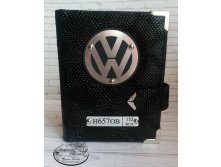 Обложка на документы С номером машины и маркой Volkswagen
