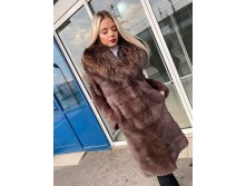 Шубка из аукционной норки с мехом финской лисы. 65тыс.
