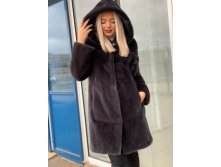 Шубка из меха плюшевой норки