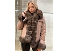 Куртка кашемировая с песцом 42-50