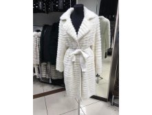 Кашемировый кардиган с бобриком и норкой  16500р