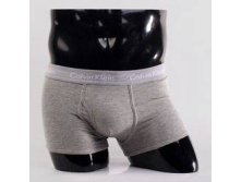 Трусы Calvin Klein 365 серые с серой резинкой A054