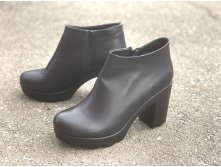 6001 Ботильоны Черная кожа, Деми на утеплителе, 1770 ру. Размер 37!