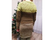 Вязаное платье