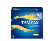   - TAMPAX COMPAK regular (2) 22 . 555 .