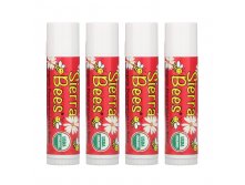 MBE-01141 Sierra Bees, органические бальзамы для губ, гранат, 4 штуки по 4,25 г (0,15 унции) - 623.38руб (цена за набор)