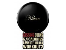 Kilian Kissing Burns 6.4 Calories A Minute. Wanna Work Out? 100 