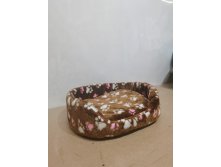 960р. Лежак "овальный меховой" большой