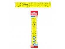 50571 Линейка пластиковая ErichKrause&#174; Neon Solid, 15см, желтый, во флоупаке Цена 23+% в наличии 15 шт.jpg