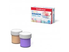 50540 Гуашь ErichKrause&#174; Pastel 6 цветов по 20мл Цена 168+% в наличии 13 шт.jpg