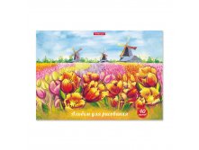 49848 Альбом для рисования на клею ErichKrause&#174; Цветущая Голландия, А4, 40 листов Цена 94,8+% в наличии 15 шт.jpg