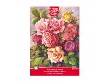 45439 Альбом для рисования с бумагой для акварели на клею ArtBerry&#174; Розы, А4, 20 листов Цена 125,9+% в наличии 14 шт.jpg