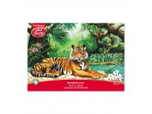 46898 Альбом для рисования на клею ArtBerry&#174; Джунгли, А4, 20 листов Цена 50+% в наличии 13 шт