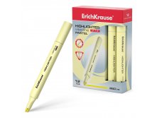 56019 Текстмаркер ErichKrause&#174; Visioline V-17 Pastel, цвет чернил желтый (в коробке по 12 шт.) Цена 45+% в наличии 2 шт.jpg