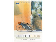 Premium Блокнот SketchBook 80л А5ф 100г-кв.м без линовки твердая подложка на гребне-Велосипед- Цена по распродаже 85+% в наличии 18 шт.jpg
