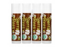 MBE-01148 Sierra Bees, Органические бальзамы для губ, кокос, 4 шт. в упаковке, 4,25 г (0,15 унции) каждый - 615.55 руб (цена за набор)