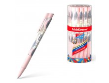50746 Ручка шариковая автоматическая ErichKrause ColorTouch Matic&Grip Flora 0.7, цвет чернил синий (в тубусе по 24 шт.) Цена 33,4+% в наличии 5 шт.jpg