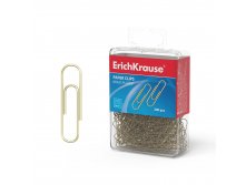 19739 Скрепки металлические омедненные ErichKrause&#174;, 28мм (пластиковая коробка 200 шт.) Цена 166,9+% в наличии 1 шт.jpeg