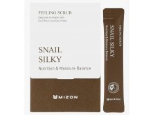 АКЦИЯ! MIZON SNAIL SILKY SCRUB Cкраб с муцином улитки 5гр*1шт 25р Было 33р