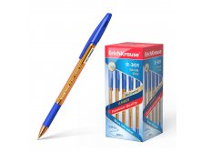 39530 Ручка шариковая ErichKrause R-301 Stick&Grip Amber 0.7, цвет чернил синий (в коробке по 50 шт.) Цена 13,6+% в наличии 34 шт.jpg