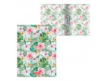 49379 Папка с боковым зажимом пластиковая ErichKrause&#174; Tropical Nature, A4 (в пакете по 4 шт.) Цена 100+% в наличии 1 шт.jpg