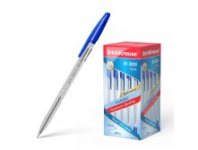 43184 Ручка шариковая ErichKrause R-301 Stick Classic 1.0, цвет чернил синий (в коробке по 50 шт.) Цена 11,5+% в наличии 26 шт.jpg