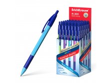 46769 Ручка шариковая автоматическая ErichKrause R-301 Matic&Grip Neon 1.0, цвет чернил синий (в коробке по 50 шт.) Цена 22+% в наличии 22 шт.jpg