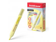 56023 Текстмаркер с жидкими чернилами ErichKrause Visioline V-14 Liquid Pastel, цвет чернил желтый (в коробке по 10 шт.) Цена 47,5+% в наличии 6 шт.jpg