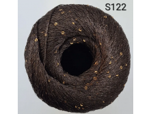 La filati Paillettes s122 - коричневый.png