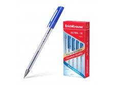 13873 Ручка шариковая ErichKrause&#174; ULTRA-10, цвет чернил синий (в коробке по 12 шт.) Цена 29+% в наличии 1 шт.jpeg