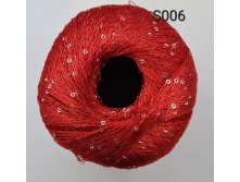 La filati Paillettes s006 - красный.png