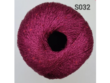 La filati Paillettes s032 - бордовый.png