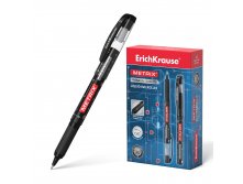 45480 Ручка-роллер ErichKrause Metrix&#174; Stick&Grip Classic 0.5, цвет чернил черный (в коробке по 12 шт.) Цена 86,8+% в наличии 8 шт.jpg