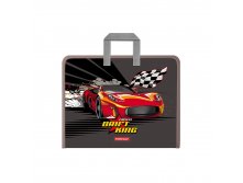 52846 Папка на молнии пластиковая с ручками ErichKrause&#174; Drift King, A4+ (в пакете по 4 шт.) Цена 188+% в наличии 3 шт.jpg