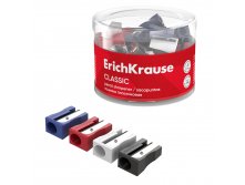 59984 Точилка пластиковая ErichKrause EasySharp, Classic, ассорти (в тубусе по 60 шт) Цена 12,3+% в наличии 48 шт.jpg