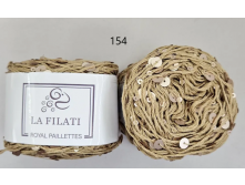 La Filati Royal Paillettes 154 беж с беж.png