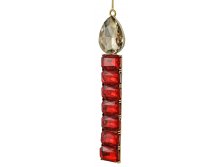 70155 Jewel candle ornament red gold 10cm a = max width b = base width h = height Min amount (MOQ) 30- 6,12 