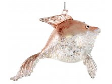 69909 Glass gold fish beaded 11cm a = max width b = base width h = height Min amount (MOQ) 8 - 18,78 