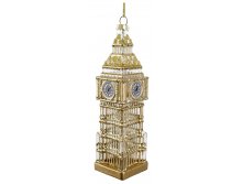 69982 Glass Big Ben tower clear gold 14,5cm a = max width b = base width h = height Min amount (MOQ) 12 - 14,15 