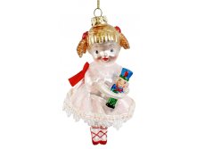 70189 Glass Clara ornament with Nutcracker 12cm a = max width b = base width h = height Min amount (MOQ) 6 - 14,5 