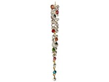 70167 Jewel hanger ornament multi gold frame 13,5cm a = max width b = base width h = height Min amount (MOQ) 20- 6,3 