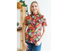 Водолазка женская из иконвелюра с коротким рукавом Цена 210+% Размер 42.jpeg