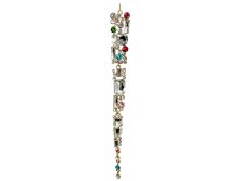 70170 Jewel icicle ornament multi gold frame 20,5cm a = max width b = base width h = height Min amount (MOQ) 15 9,94 