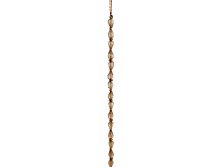65222 Drop garland brown transparent with gold dots 1,8m a = max width b = base width h = height Min amount (MOQ) 12 - 9,52 