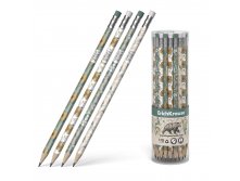 55261 Чернографитный карандаш ErichKrause Natural Life, трехгранный, с ластиком, HB (в тубусе по 42 шт.) Цена 16,2+% в наличии 36 шт.jpg