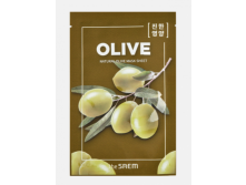 Маска на тканевой основе для лица N с экстрактом оливы Natural Olive Mask Sheet 1ш 73руб+%