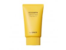329р+% вместо 905р. Крем солнцезащитный легкий SPF50 Eco Earth Light Sun Cream 50гр