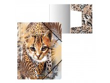 48719 Папка на резинках пластиковая ErichKrause Wild Cat, A4 (в пакете по 4 шт.) Цена 165+% в наличии 2 шт.jpg