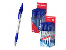 46758 Ручка шариковая автоматическая ErichKrause R-301 Matic&Grip Classic 1.0, цвет чернил синий (в коробке по 50 шт.) Цена 24,8+% в наличии 9 мин заказ - 5 шт.jpg